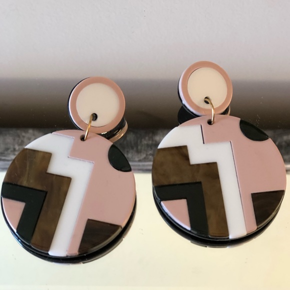 Anthropologie geo disc earrings - Picture 8 of 8